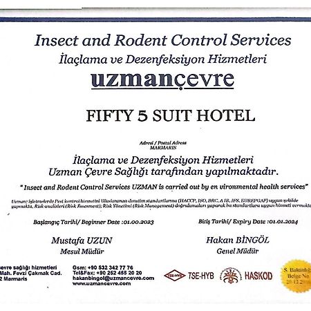 Fifty5 Suite Hotel Μαρμαρίς Εξωτερικό φωτογραφία